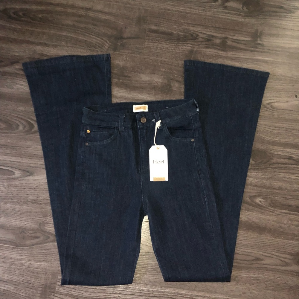 Hart Denim Dark Blue bootcut Jeans 28 J3-12